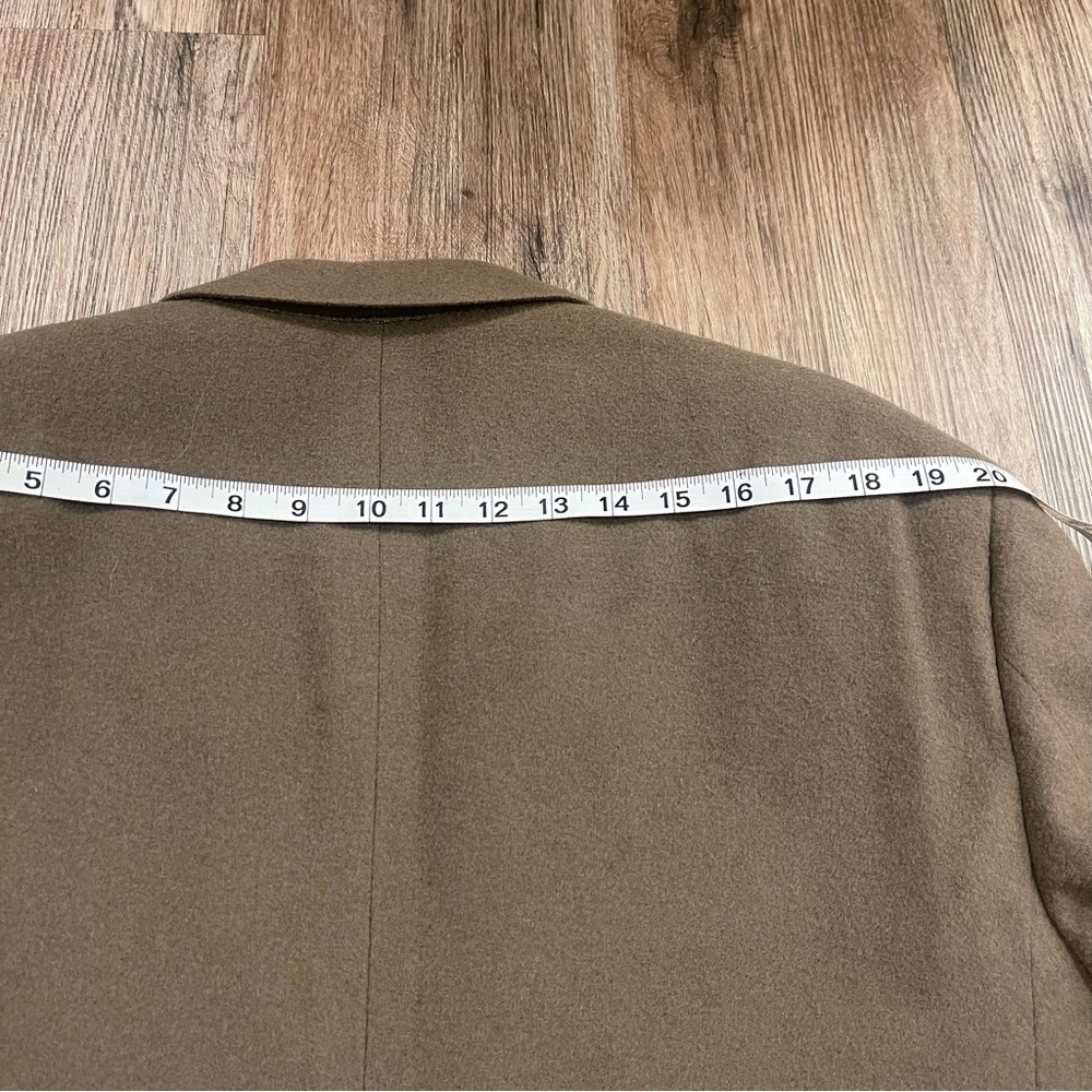 Vtg Jos A Bank Blazer Mens Large Brown 100% Camel Hair Lined Sport Coat Button - Picture 8 of 13